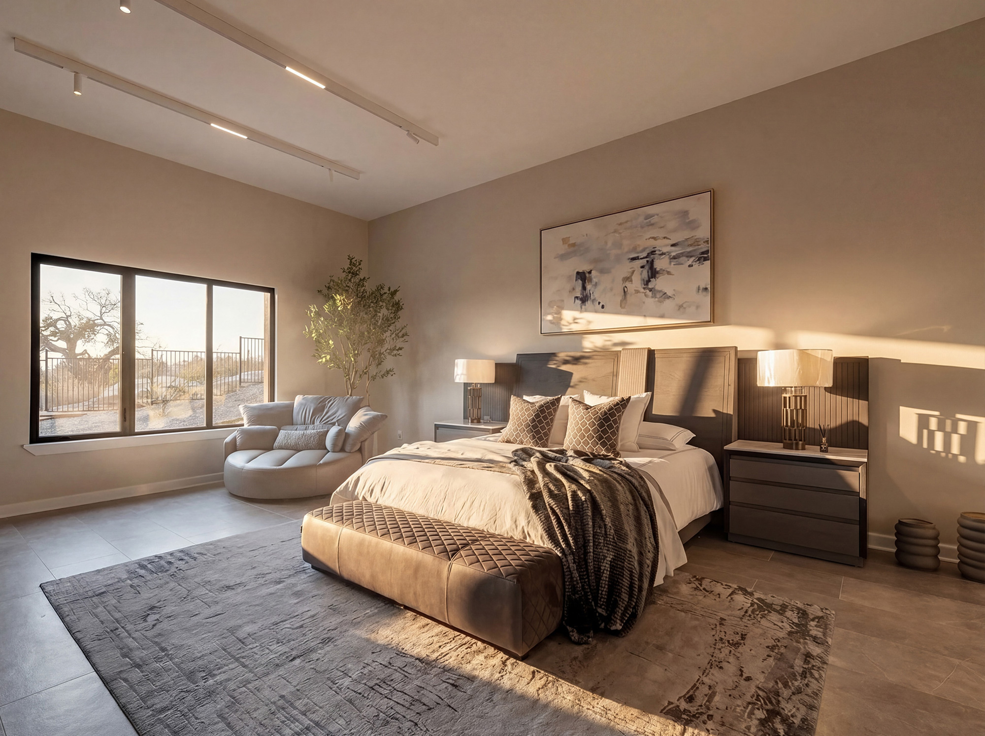 Khamila Residence at 24108 Tres Arroyos, San Antonio, furnished by Khamila Design House