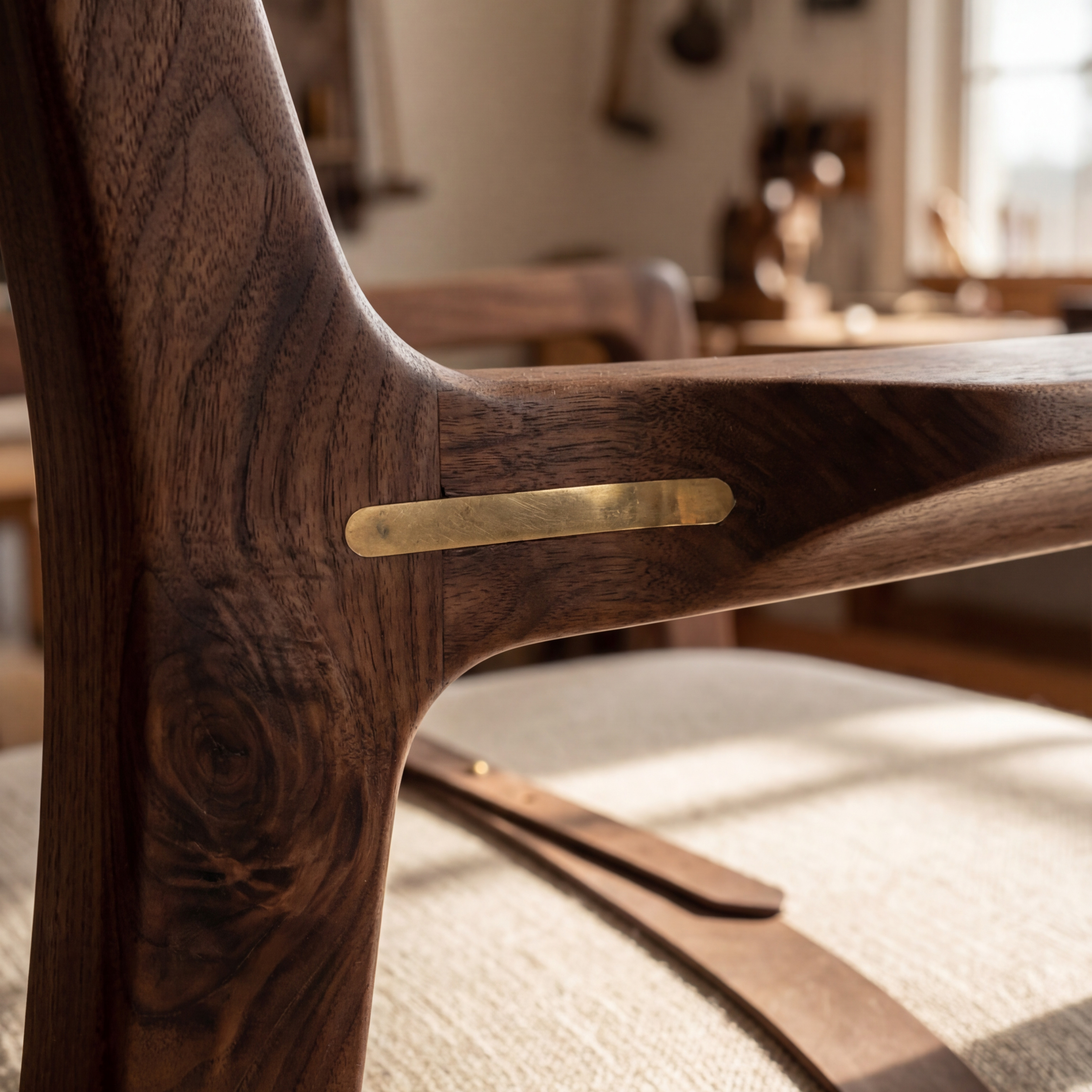 Khamila Design House Monogram Wood Chair