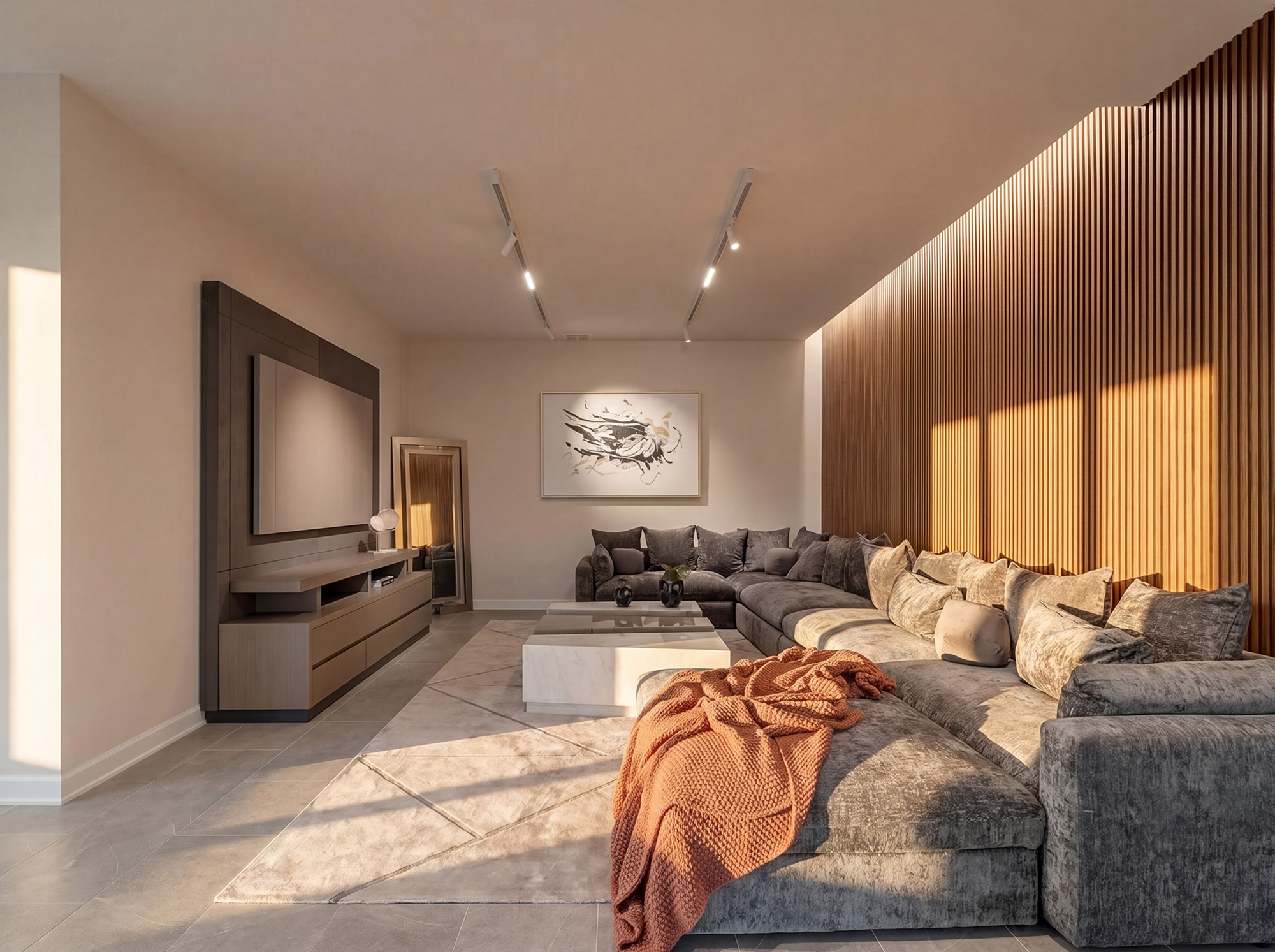 Khamila furniture designed for the architecture of a living room